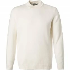 Aktion 👍 Maerz Pullover 447600/502 Merinowolle, Wollweiß, Weiß 👏