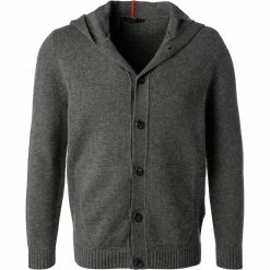 Neu 👍 Maerz Cardigan 541900/552 Merinowolle, Grau ❤️