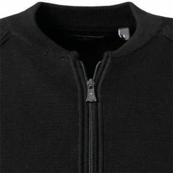 Blitzangebot ❤️ RAGMAN Cardigan 940065/009 Baumwolle, Schwarz 🧨 -Pullover & Strickjacken Verkäufe 377982 norm2