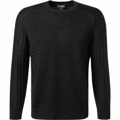 Schlussverkauf 😍 EMPORIO ARMANI Pullover 6K1MTG/1MD9Z/0999 Wolle-Mohair, Schwarz 🔔