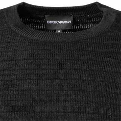 Schlussverkauf 😍 EMPORIO ARMANI Pullover 6K1MTG/1MD9Z/0999 Wolle-Mohair, Schwarz 🔔 -Pullover & Strickjacken Verkäufe 377996 norm2