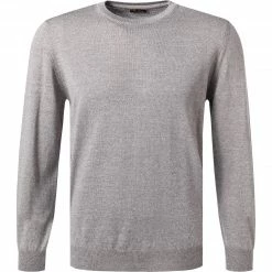 Blitzangebot 😀 Stenströms Pullover 420081/1355/220 Merinowolle extrafein waschbar, Taupe meliert, Taupe 👍