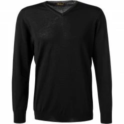 Bester Verkauf 🌟 Stenströms Pullover 422281/1355/605 Merinowolle waschbar, Schwarz 🌟