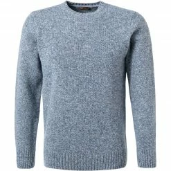 Angebote 🤩 Stenströms Pullover 420116/1794/160 Merinowolle waschbar, 👖 Jeansblau-braun meliert, 👖 Jeansblau ❤️