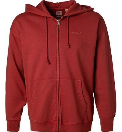 Bestpreis ❤️ Levi's® Hoodie A0924/0004 Sweatjacke, Baumwolle, Rot, Ziegelrot ✔️ 4 Bestpreis ❤️ Levi's® Hoodie A0924/0004 Sweatjacke, Baumwolle, Rot, Ziegelrot ✔️ – Bild 2