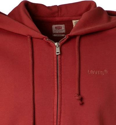 Bestpreis ❤️ Levi's® Hoodie A0924/0004 Sweatjacke, Baumwolle, Rot, Ziegelrot ✔️ 5 Bestpreis ❤️ Levi's® Hoodie A0924/0004 Sweatjacke, Baumwolle, Rot, Ziegelrot ✔️ – Bild 3
