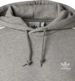 Auslauf ❤️ adidas ORIGINALS 3-Stripes Hoody grey H06675 Hoodie, Baumwolle, Grau meliert 🥰 -Pullover & Strickjacken Verkäufe 378116 norm2