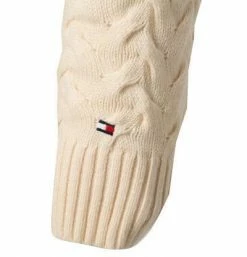 Coupon 👏 Tommy Hilfiger Pullover MW0MW19578/YBI Stehkragenpullover, Wolle, Ecru 👏 -Pullover & Strickjacken Verkäufe 378154 norm3