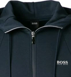 Blitzangebot 😍 BOSS Sweatjacke Saggy 50458851/410 Baumwolle, Navy ⌛ -Pullover & Strickjacken Verkäufe 378159 norm2