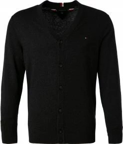 Billig 🔔 Tommy Hilfiger Cardigan MW0MW21023/P92 Baumwolle-Kaschmir, Grau meliert, Grau 🤩