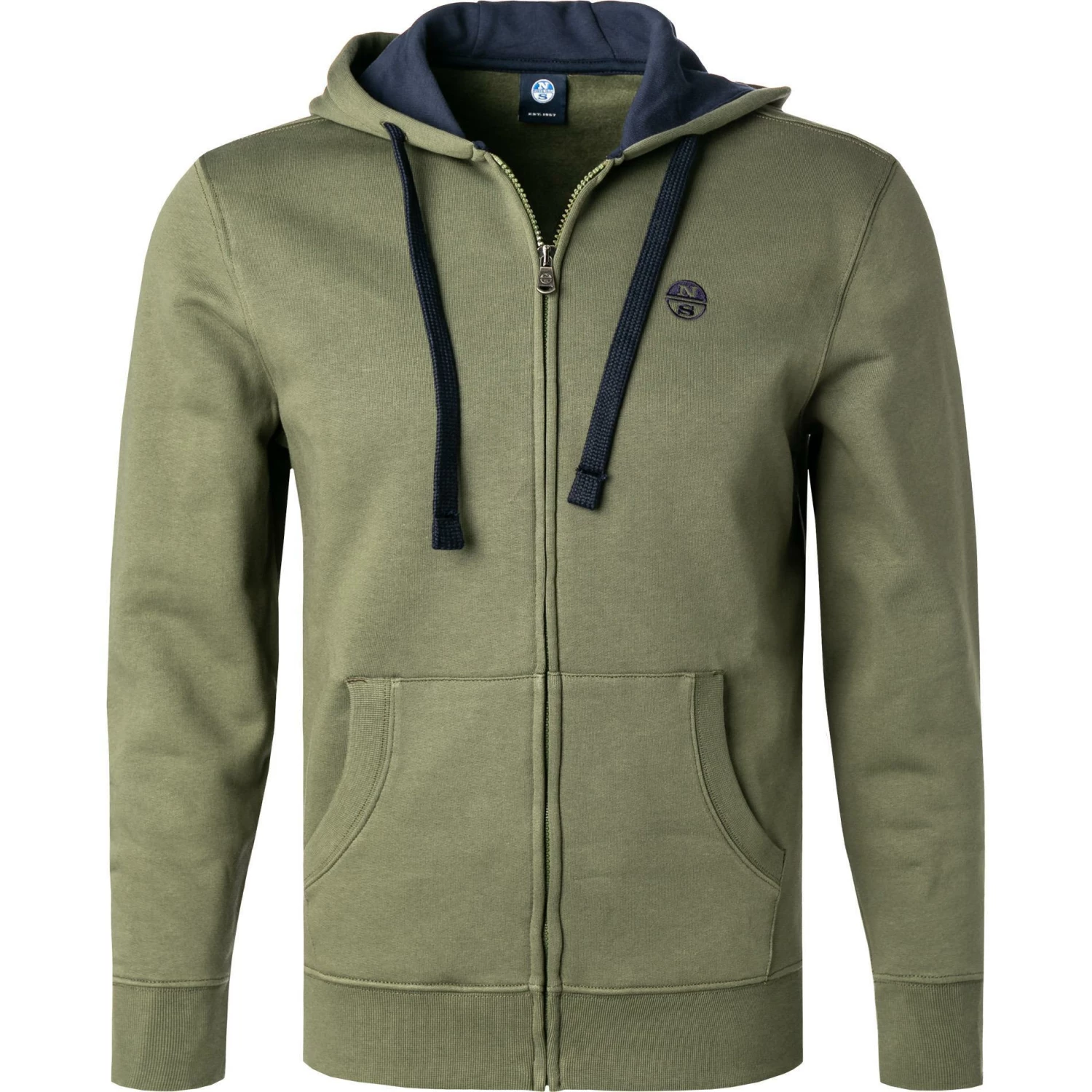 Bestpreis 🤩 NORTH SAILS Sweatjacke 691627-000/0430 Bio Baumwolle, Grün 🎉 3 Bestpreis 🤩 NORTH SAILS Sweatjacke 691627-000/0430 Bio Baumwolle, Grün 🎉