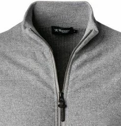 Rabatt 🥰 HACKETT Cardigan HM702720/945 Strickjacke, Merinowolle wattiert, Grau meliert, Grau 🤩 -Pullover & Strickjacken Verkäufe 378232 norm2