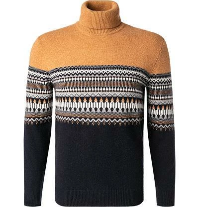 Blitzangebot 😀 HACKETT Pullover HM702723/8CU Rollkragenpullover, Merinowolle, Camel-navy, Camel-navy-weiß 💯 4 Blitzangebot 😀 HACKETT Pullover HM702723/8CU Rollkragenpullover, Merinowolle, Camel-navy, Camel-navy-weiß 💯 – Bild 2