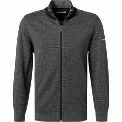 Billig ✔️ bugatti Strickjacke 8750/85061/280 Baumwolle, Anthrazit meliert, Anthrazit 👍