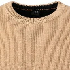 Beste Bewertungen von 😍 BOSS Pullover Kontreal 50434315/262 Wolle, Beige, Mittelbeige 🎉 -Pullover & Strickjacken Verkäufe 378292 norm2