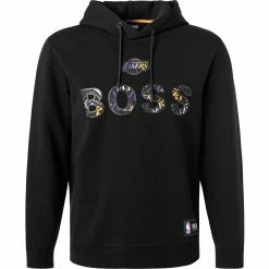Besorgen 🤩 BOSS Hoodie WBounce 50461971/002 NBA Capsule Kollektion, Baumwolle, Schwarz, Schwarz-lila 🤩