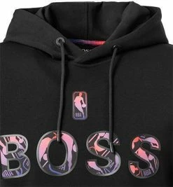 Großhandel 😍 BOSS Hoodie WBounce 50461971/001 NBA Capsule Kollektion, Baumwolle, Schwarz, Schwarz-rot 🛒 -Pullover & Strickjacken Verkäufe 378301 norm2