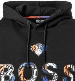 Angebote ✔️ BOSS Hoodie WBounce 50461971/004 NBA Capsule Kollektion, Baumwolle, Schwarz, Schwarz-blau 💯 -Pullover & Strickjacken Verkäufe 378302 norm2