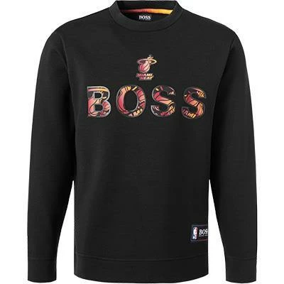 Billig 🎉 BOSS Sweatshirt Windmill 50461981/008 NBA Capsule Kollektion, Baumwolle, Schwarz, Schwarz-orange ✔️ 4 Billig 🎉 BOSS Sweatshirt Windmill 50461981/008 NBA Capsule Kollektion, Baumwolle, Schwarz, Schwarz-orange ✔️ – Bild 2