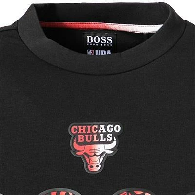 Bestes Angebot ✔️ BOSS Sweatshirt Windmill 50461981/003 NBA Capsule Kollektion, Baumwolle, Schwarz, Schwarz-dunkelrot 😍 5 Bestes Angebot ✔️ BOSS Sweatshirt Windmill 50461981/003 NBA Capsule Kollektion, Baumwolle, Schwarz, Schwarz-dunkelrot 😍 – Bild 3