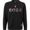Angebote 🔔 BOSS Sweatshirt Windmill 50461981/001 NBA Capsule Kollektion, Baumwolle, Schwarz, Schwarz-rot 😉