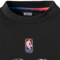 Angebote 🔔 BOSS Sweatshirt Windmill 50461981/001 NBA Capsule Kollektion, Baumwolle, Schwarz, Schwarz-rot 😉 -Pullover & Strickjacken Verkäufe 378311 norm2