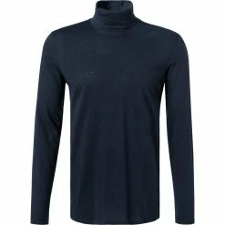 Am billigsten 🧨 OLYMP Level Five Body Fit Longsleeve 5641/84/18 Baumwolle-Kaschmir, Marineblau meliert, Marine 🛒