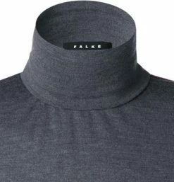 Schlussverkauf 👏 Falke Pullover 60178/3970 Rollkragenpullover, Schurwolle, Dunkelgrau meliert, Dunkelgrau 👏 -Pullover & Strickjacken Verkäufe 378405 norm2