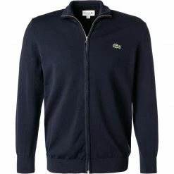 Bestes Angebot 👏 LACOSTE Strickjacke AH1957/166 Cardigan, Baumwolle, Navy 🎉