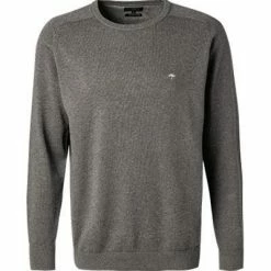 Bestpreis 💯 Fynch-Hatton Pullover 1221 200/971 Baumwolle, Grau 👍 -Pullover & Strickjacken Verkäufe 378665 norm