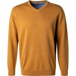 Bester Verkauf 👏 Fynch-Hatton Pullover 1221 211/132 Baumwolle, Hellbraun meliert, Hellbraun 🛒