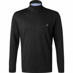 Blitzangebot ⭐ Fynch-Hatton Rollkragenpullover 1221 1704/999 Rollkragenshirt, Pima Baumwolle, Schwarz 🔥