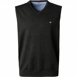 Schlussverkauf 🌟 Fynch-Hatton Pullover 1221 214/998 Pullunder, Baumwolle, Anthrazit meliert, Anthrazit 🎉