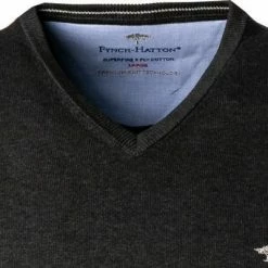 Schlussverkauf 🌟 Fynch-Hatton Pullover 1221 214/998 Pullunder, Baumwolle, Anthrazit meliert, Anthrazit 🎉 -Pullover & Strickjacken Verkäufe 378726 norm2