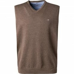 Besorgen 😉 Fynch-Hatton Pullover 1221 214/860 Pullunder, Baumwolle, Braun meliert, Braun 🛒