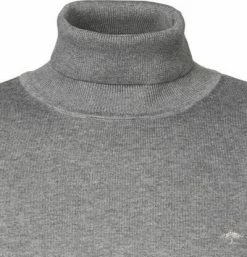 Besorgen 👍 Fynch-Hatton Rollkragenpullover 1221 216/936 Baumwolle, Grau meliert, Grau 🎁 -Pullover & Strickjacken Verkäufe 378759 norm2
