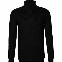 Bestes Angebot 🥰 JOOP! Pullover Orlin 30029746/001 Rollkragenpullover, Wolle, Schwarz 😍