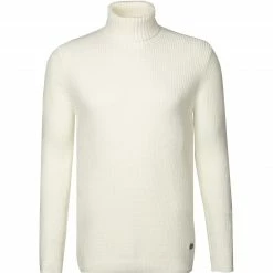 Bester Verkauf 🌟 JOOP! Pullover Orlin 30029746/102 Rollkragenpullover, Wolle, Weiß 🔥