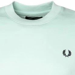 Großhandel 😀 Fred Perry Sweatshirt M7535/M32 Baumwolle, Aqua ⌛ -Pullover & Strickjacken Verkäufe 378819 norm2