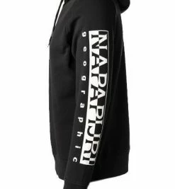 Budget 🥰 NAPAPIJRI Hoodie NP0A4FQM/041 Baumwolle, Schwarz 🛒 -Pullover & Strickjacken Verkäufe 378903 norm3
