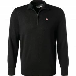 Aktion ⌛ NAPAPIJRI Troyer NP0A4FQ4/041 Merinowolle, Schwarz ⌛