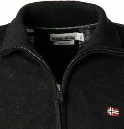 Aktion ⌛ NAPAPIJRI Troyer NP0A4FQ4/041 Merinowolle, Schwarz ⌛ -Pullover & Strickjacken Verkäufe 378919 norm2