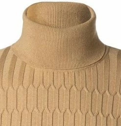 Billig 💯 HUGO Pullover Smaximon 50456014/265 Rollkragenpullover, Schurwolle, Beige 💯 -Pullover & Strickjacken Verkäufe 378962 norm2