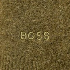 Brandneu 💯 BOSS Pullover Aketch 50458399/308 Alpakawolle, Dunkelgrün 😉 -Pullover & Strickjacken Verkäufe 378987 norm3