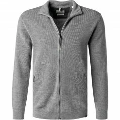 Bester Verkauf 🎁 Brax Cardigan 25-2014/JOHN 701 801 00/04 Merinowolle, Grau 🔔