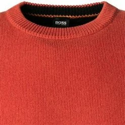 Auslauf ❤️ BOSS Pullover Kontreal 50434315/611 Wolle, Ziegelrot 💯 -Pullover & Strickjacken Verkäufe 379004 norm2