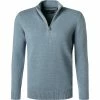 Budget 😀 Marc O'Polo Troyer 129 6168 60112/866 Baumwolle-Wolle, Blau 🥰 -Pullover & Strickjacken Verkäufe 379040 master