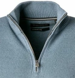 Budget 😀 Marc O'Polo Troyer 129 6168 60112/866 Baumwolle-Wolle, Blau 🥰 -Pullover & Strickjacken Verkäufe 379040 norm2