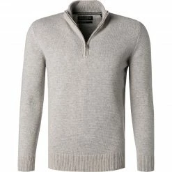 Bestpreis 🥰 Marc O'Polo Troyer 129 6168 60112/913 Baumwolle-Wolle, Grau ✔️