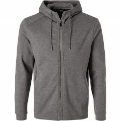 Bester Verkauf ⭐ BOSS Sweatjacke Saggy 50455083/031 Baumwolle, Mittelgrau 🧨